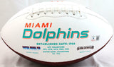 Ricky Williams Autographed Miami Dolphins Logo Football-Beckett Hologram