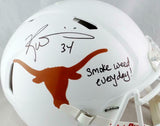 Ricky Williams Signed Longhorns F/S Riddell Speed Authentic Helmet w/SWED- JSA W
