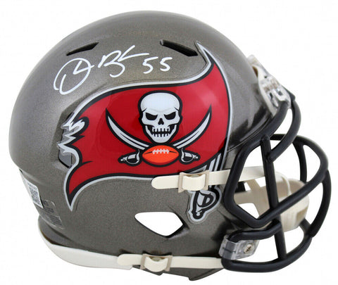 Carlton Davis Signed Buccaneers Super Bowl LIV Logo Mini Helmet (Beckett COA) DB
