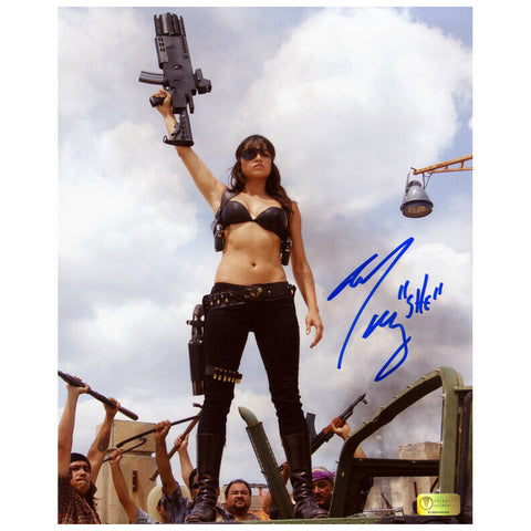 Michelle Rodriguez Autographed Machete She Revolution 8x10 Photo