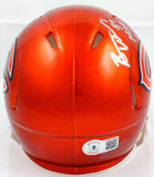 Brian Urlacher Autographed Bears Flash Speed Mini Helmet w/HOF-Beckett W Holo