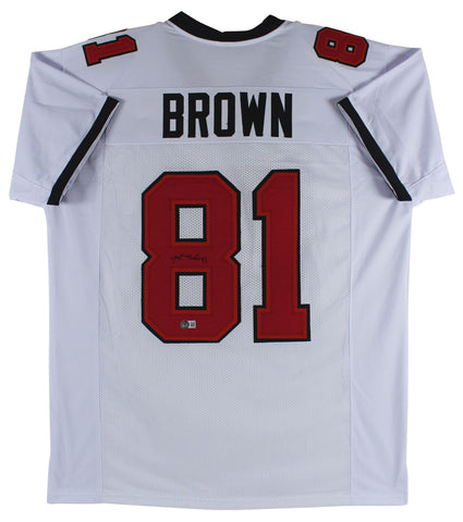Antonio Brown Authentic Signed White Pro Style Jersey Autographed BAS Witnessed