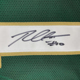 Framed Autographed/Signed Robert Griffin III RG3 33x42 Green Jersey JSA COA
