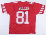Anquan Boldin Signed San Francisco 49ers Jersey (JSA COA) All Pro Wide Receiver
