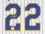 Christian Yelich Signed Milwaukee Brewers Jersey (JSA & Yelich) 2018 N.L. M.V.P.