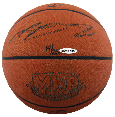 Lakers LeBron James Signed 4x MVP Official Game Basketball LE #14/25 UDA