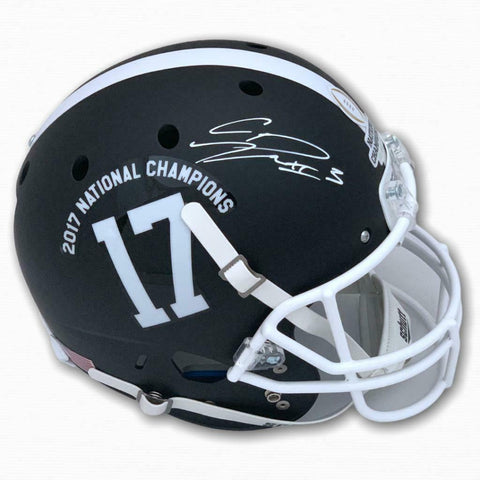 Alabama Calvin Ridley Autographed Signed National Champs Helmet - Beckett