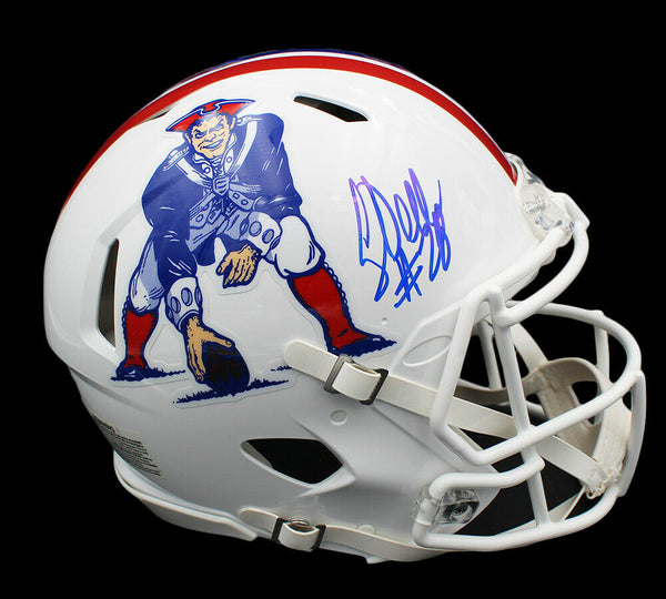 Corey Dillon Signed New England Patriots TB Speed Authentic White NFL Helmet