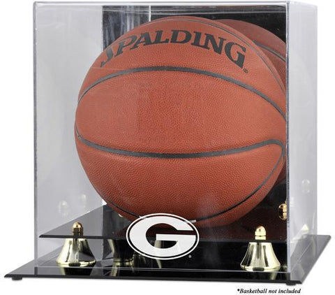 Georgia Bulldogs Golden Classic Logo Basketball Display Case