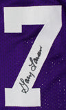 Purple People Eaters Autographed Purple Pro Style Jersey-Beckett W Hologram