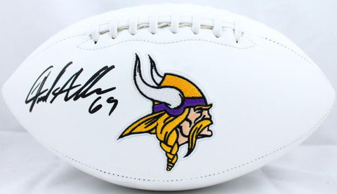 Jared Allen Autographed Minnesota Vikings Logo Football-Beckett W Hologram