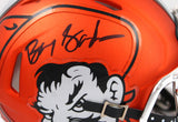 Barry Sanders Autographed OSU Cowboys 'Pistol Pete' Mini Helmet-Beckett Hologram