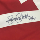 Autographed/Signed JENNIE FINCH USA Red Team United States Jersey JSA COA Auto