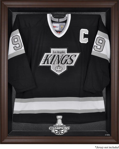 Kings 2014 Stanley Cup Champs Brown Framed Jersey Display Case