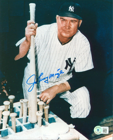 Yankees Johnny Mize Authentic Signed 8x10 Vertical Photo Autographed BAS