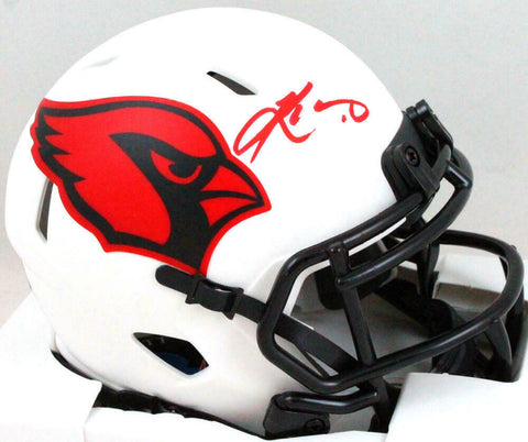 Kyler Murray Autographed Arizona Cardinals Lunar Mini Helmet *SIDE- Beckett W *R