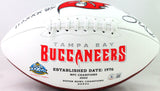 Mike Alstott Autographed Tampa Bay Bucs Logo Football w/SB Champs-BAW Hologram