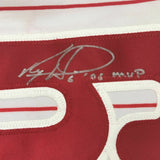 Autographed/Signed RYAN HOWARD 06 MVP Philadelphia Pinstripe Jersey JSA COA Auto