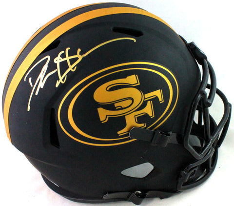 Deion Sanders Signed San Francisco 49ers F/S Eclipse Helmet- Beckett W *Gold