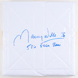 Maury Wills Signed Full-Size Base Inscribed "586 Stolen Bases" (PA COA) Dodgers
