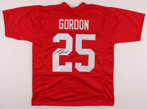 Melvin Gordon Signed Wisconsin Badgers Jersey (JSA COA) Running Back / Broncos