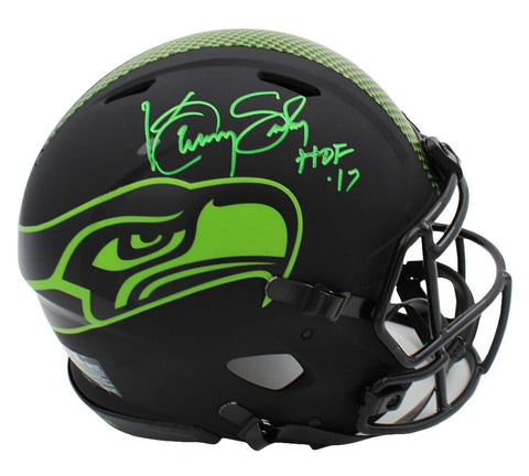 Kenny Easley Signed Seattle Seahawks Speed Authentic Eclipse NFL Helmet - Insc