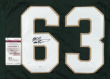 Mike Singletary Signed Baylor Bears Green Jersey Inscribed "HOF 95" (JSA COA)