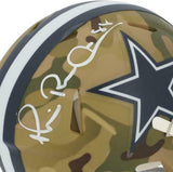 Michael Irvin Dallas Cowboys Signed CAMO Alternate Mini Helmet