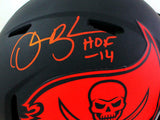 Derrick Brooks Signed Bucs Authentic Eclipse Speed FS Helmet w HOF-Beckett W*Red