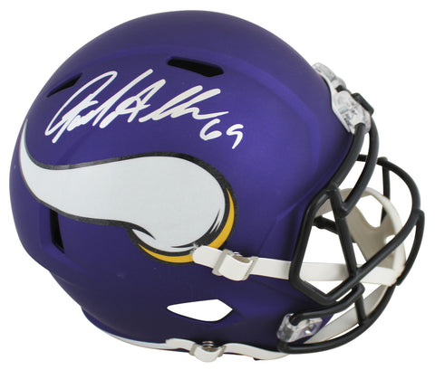 Vikings Jared Allen Authentic Signed Full Size Speed Rep Helmet BAS Witnessed