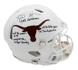 Ricky Williams Signed Texas Longhorns Speed Authentic NCAA Helmet -5 Insc. LE/34