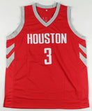 Steve Francis Signed Houston Rockets Red Jersey (JSA COA) 3xAll Star Point Guard