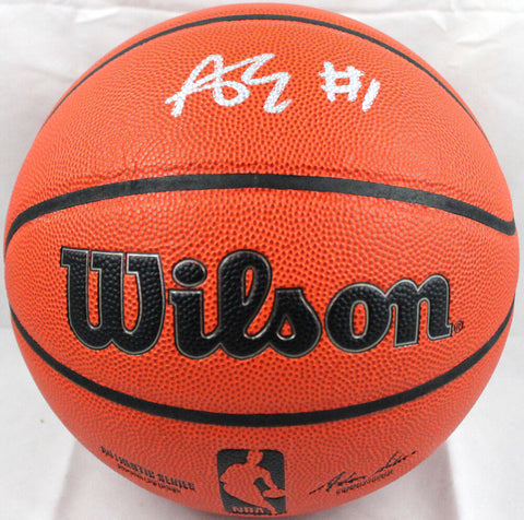 Anthony Edwards Autographed Official NBA Wilson Basketball-Beckett Hologram