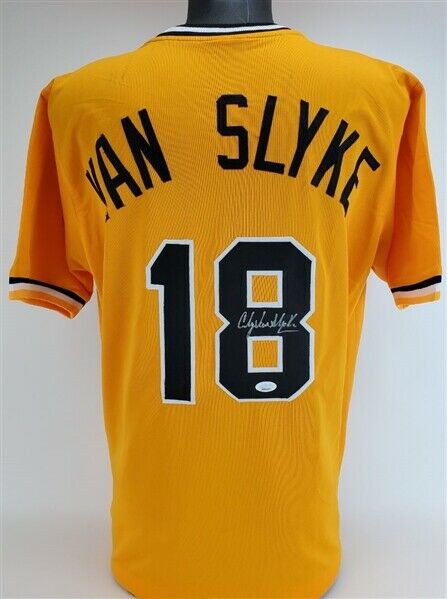 Andy Van Slyke Signed Pittsburgh Pirates Jersey (JSA COA) 3xAll