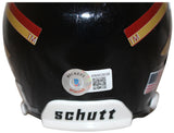 Derrick Brooks Signed Florida State Seminoles Black Schutt Mini Helmet BAS 36904