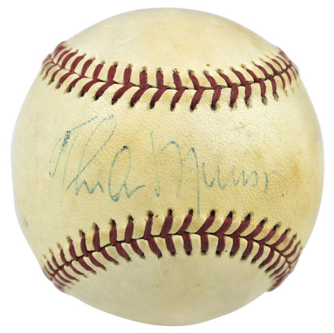 Yankees Thurman Munson Authentic Signed Lee MacPhail Oal Baseball JSA #Z64858
