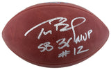 Patriots Tom Brady "SB 36 MVP" Signed Official SB Logo Nfl Football Tri Star