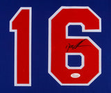 Dwight Gooden Signed New York Mets 35x43 Custom Framed Jersey (JSA Hologram)