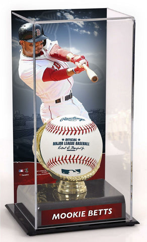 Mookie Betts Boston Red Sox Sublimated Display Case with Image