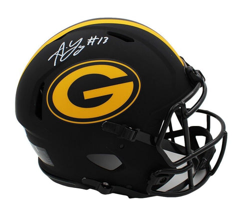 Allen Lazard Signed Green Bay Packers Speed Authentic Eclipse NFL Helmet