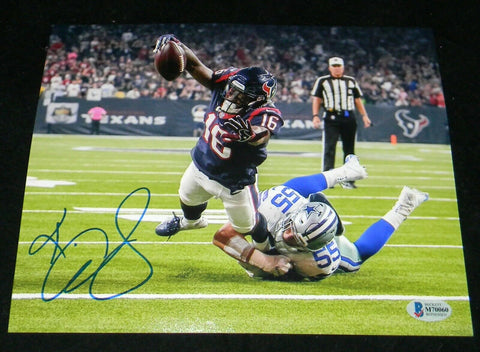 KEKE COUTEE AUTOGRAPHED SIGNED HOUSTON TEXANS 8x10 PHOTO BECKETT