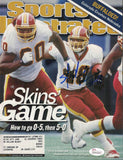 Stephen Davis Signed Washington Redskins Sports Illustrated 12/3/2001 JSA 15111
