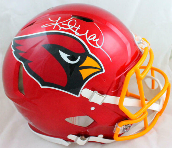 Kurt Warner Signed Cardinals Flash Speed Authentic F/S Helmet-Beckett W Hologram