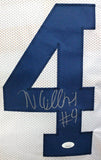 Nico Collins Autographed White College Style Jersey - JSA Witness