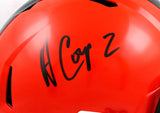 Amari Cooper Autographed Cleveland Browns F/S Speed Helmet-Beckett W Hologram
