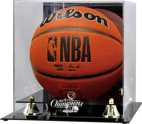 Warriors Golden Classic 2022 Finals Champs Logo Basketball Display Case