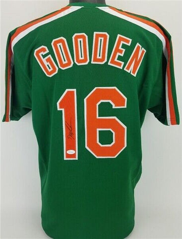 Dwight "Doc" Gooden Signed 1985 Green St. Patrick's Day Mets Jersey (JSA COA)