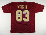 Isaiah Wright Signed Washington Football Team Jersey (JSA COA) Rookie W.R.