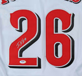 Raisel Iglesias Signed Cincinnati Reds Majestic MLB Jersey (PSA COA) The Closer