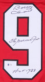 Bobby Hull Signed Jersey Inscribed "The Golden Jet" & "HOF 1983" (Beckett COA)